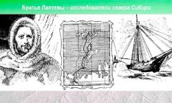 Имя на глобусе. Братья Лаптевы (проект по Окружающему миру для 4 класса)